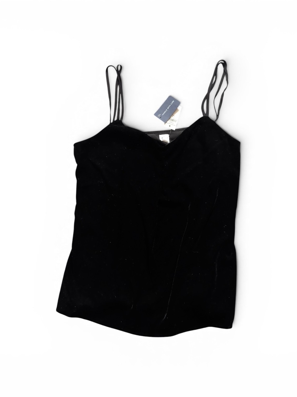 GAP Black Velvet Double-Strap Cami